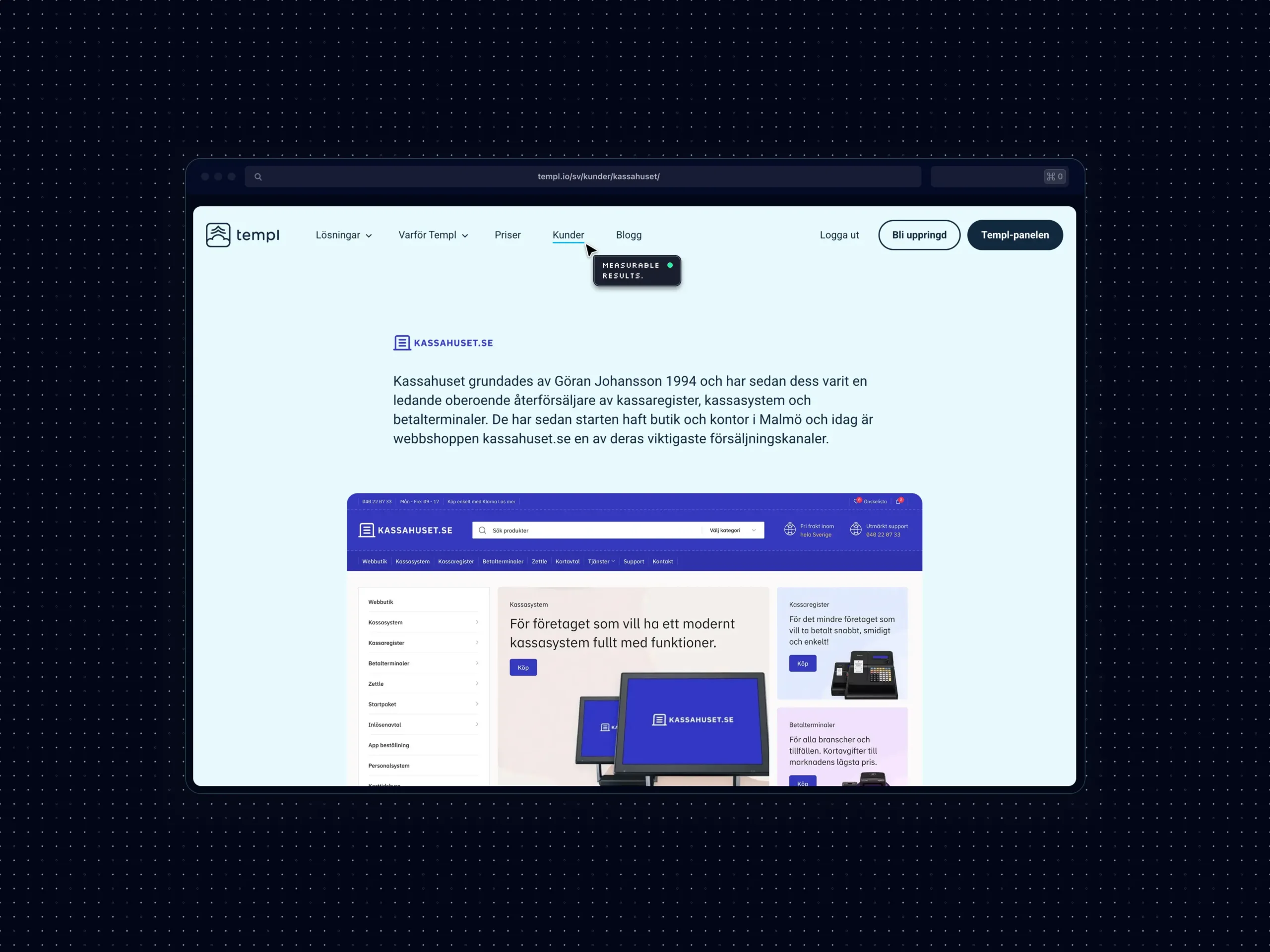 Templ.io Google Cloud hosting case study and performance data